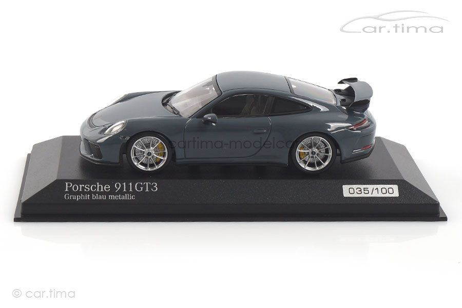 Porsche 911 (991 II) GT3 Graphitblau met. Minichamps 1:43 413066043 Porsche 911 (991 II) GT3 Graphitblau met. Minichamps 1:43 413066043