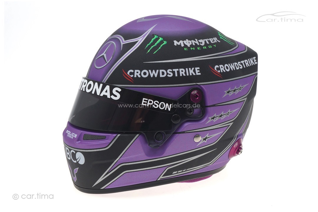 Helm/Helmet Lewis Hamilton Mercedes AMG Petronas 2021 BBR 1:2 4100106