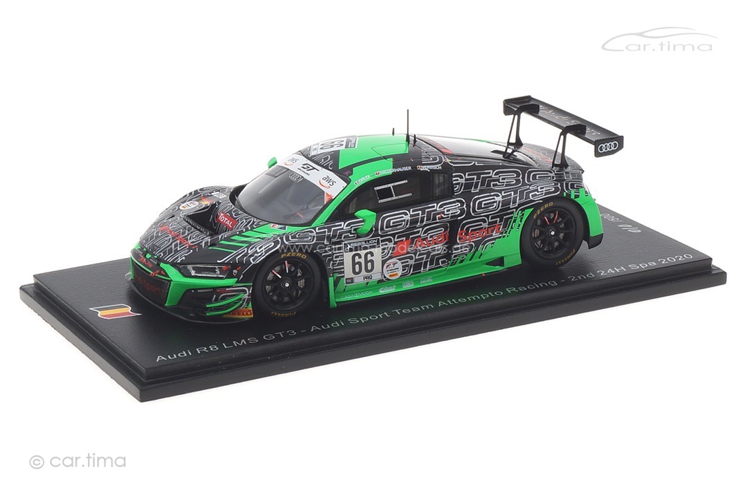 Audi R8 LMS GT3 24h Spa 2020 Drudi/Niederhauser/Vervisch Spark 1:43 SB371 Audi R8 LMS GT3 24h Spa 2020 Drudi/Niederhauser/Vervisch Spark 1:43 SB371