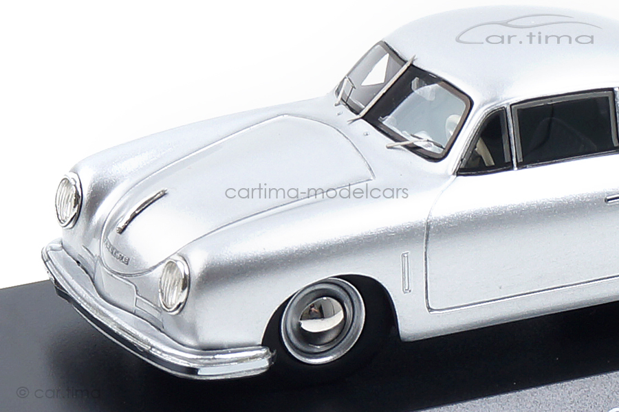 Porsche 356 Gmünd Coupe silber Schuco 1:43 450879800 Porsche 356 Gmünd Coupe silber Schuco 1:43 450879800