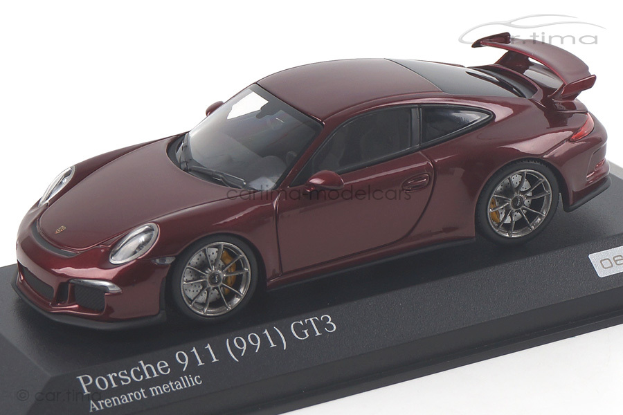 Porsche 911 (991) GT3 Arenarot met. Minichamps 1:43 CA04316087