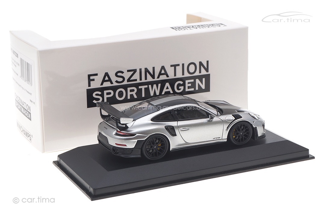 Porsche 911 (991 II) GT2 RS Weissach Package GT-silbermet. Minichamps 1:43 413067230 Porsche 911 (991 II) GT2 RS Weissach Package GT-silbermet. Minichamps 1:43 413067230