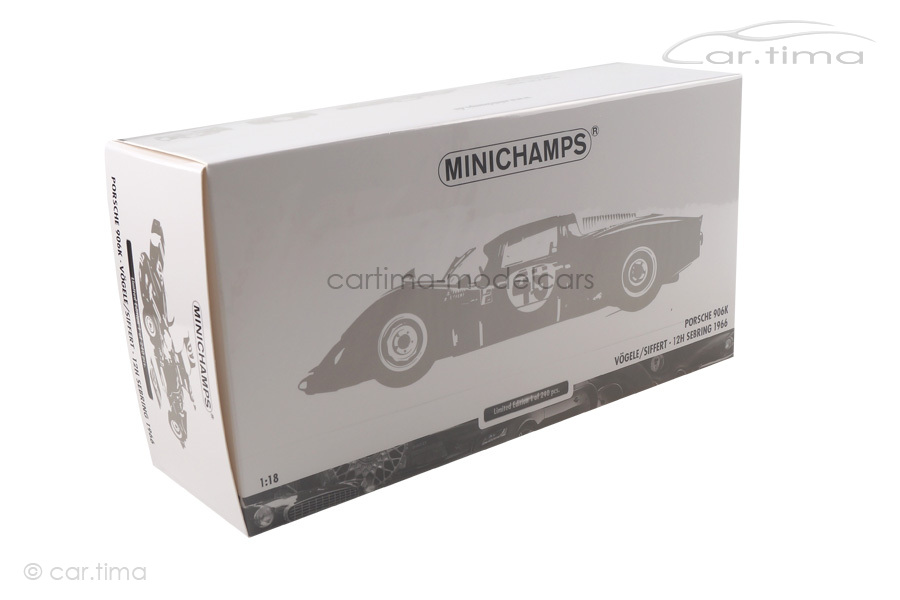Porsche 906K 12h Sebring 1966 Vögele/Siffert Minichamps 1:18 100666149 Porsche 906K 12h Sebring 1966 Vögele/Siffert Minichamps 1:18 100666149