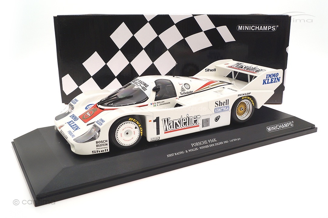Porsche 956 K Winner Zolder 1983 Wollek/Johansson Minichamps 1:18 153836601
