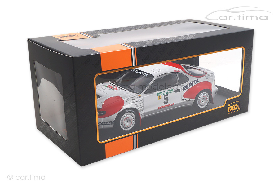 Toyota Celica GT-Four Rallye Portugal 1992 Schwarz/Hertz IXO Models 1:18 18RMC023C Toyota Celica GT-Four Rallye Portugal 1992 Schwarz/Hertz IXO Models 1:18 18RMC023C