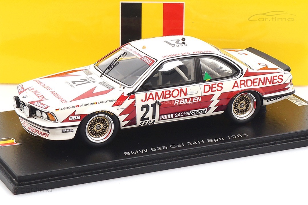 BMW 635 CSI 24h Spa 1985 Brun/Boutsen/Grohs Spark 1:43 SB662