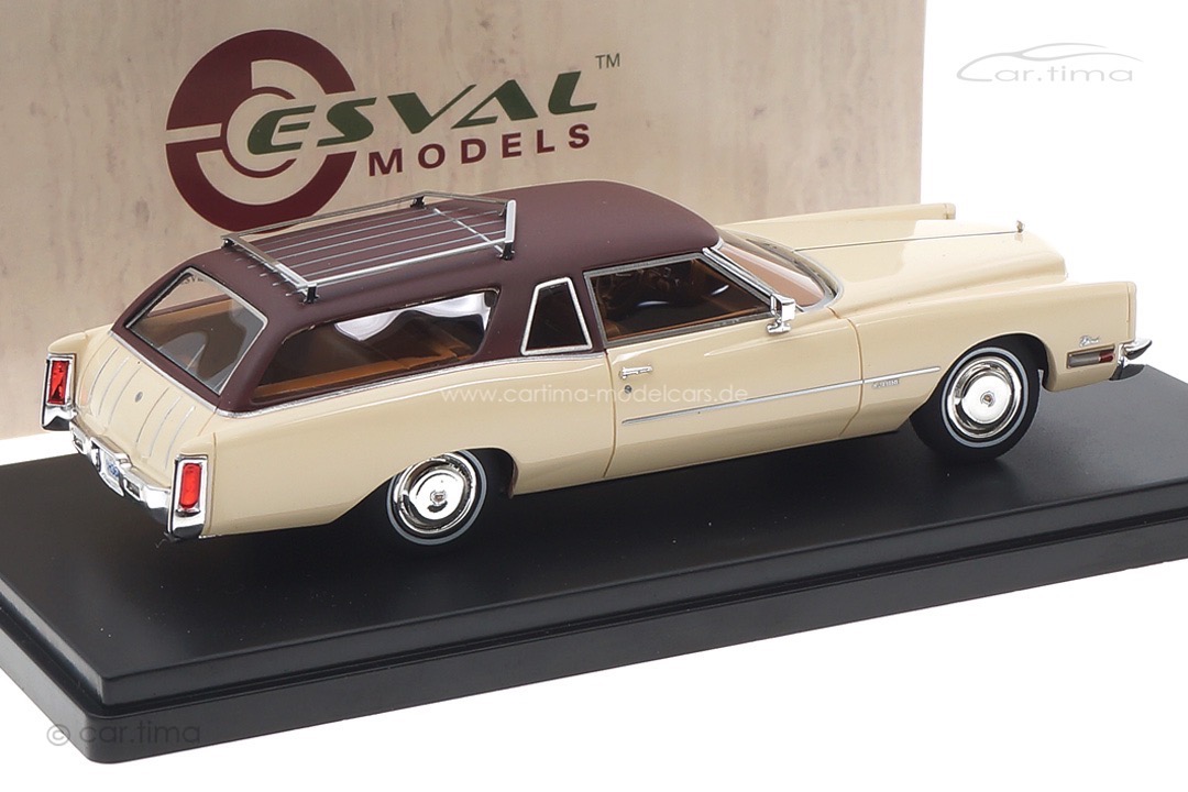Cadillac Eldorado 2-door station wagon 1972 beige/braun Esval 1:43 EMUS43013A