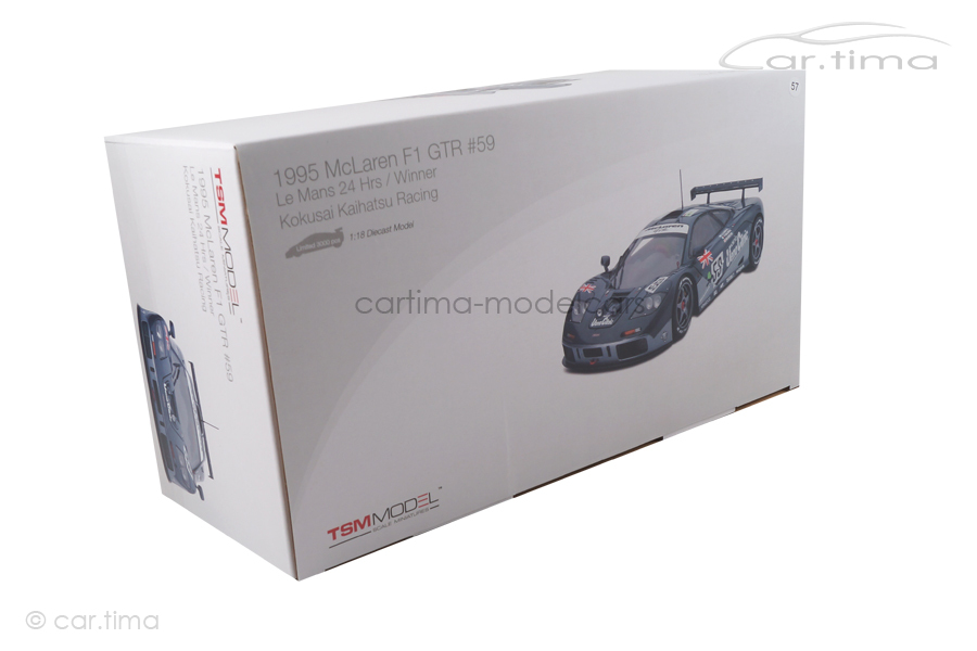 McLaren F1 GTR Winner 24h Le Mans 1995 Dalmas/Lehto/Sekiya TSM 1:18 TSM131805