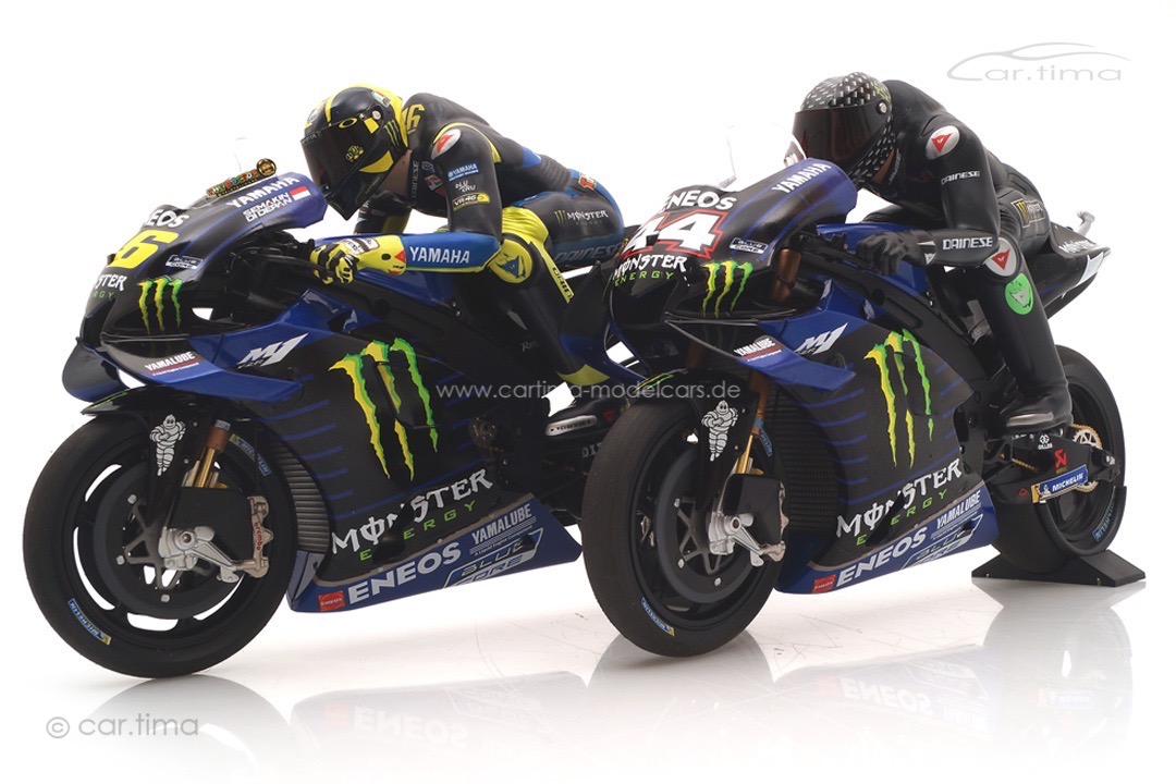 Set Yamaha YZR-M1 Test Valencia 2019 Hamilton/Rossi Minichamps 1:12 122194446