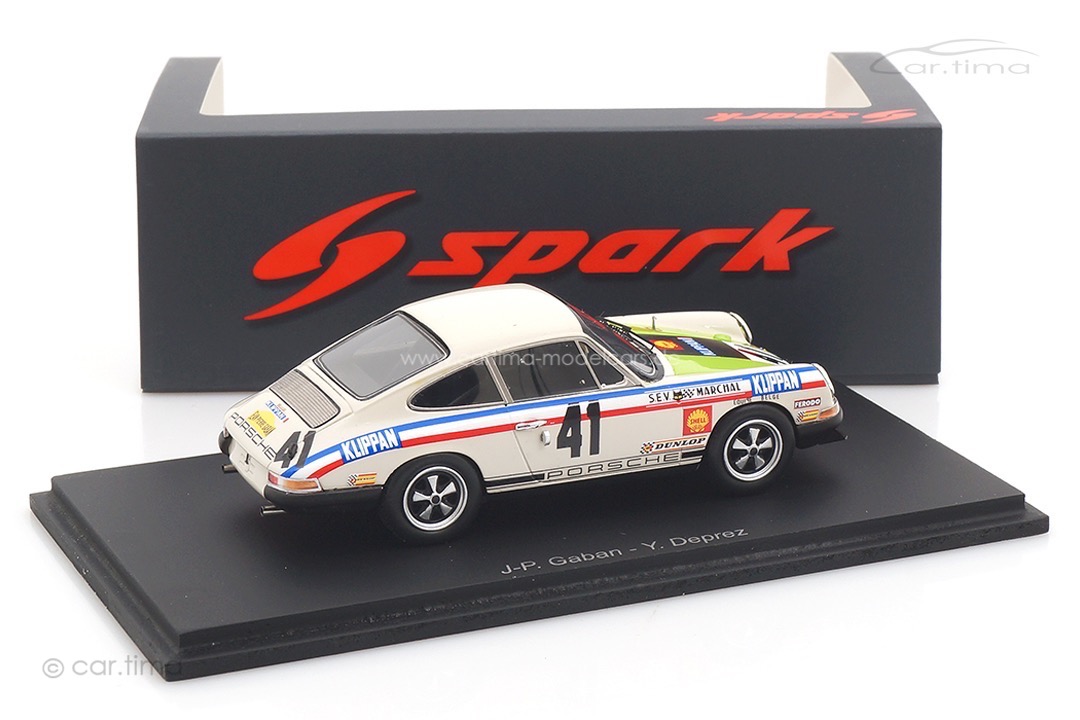 Porsche 911 S 24h Le Mans 1969 Gaban/Deprez Spark 1:43 S9742