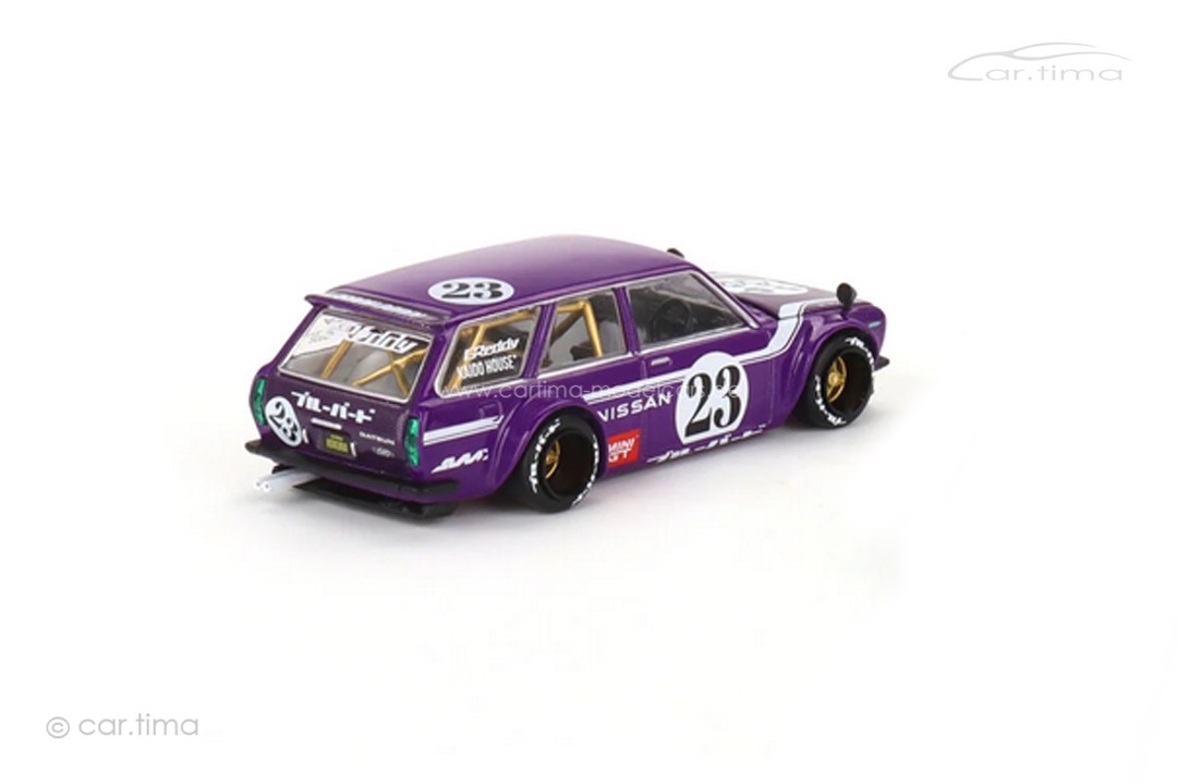 Datsun KAIDO 510 Wagon Carbon Fiber V1 MINI GT 1:64 KHMG062
