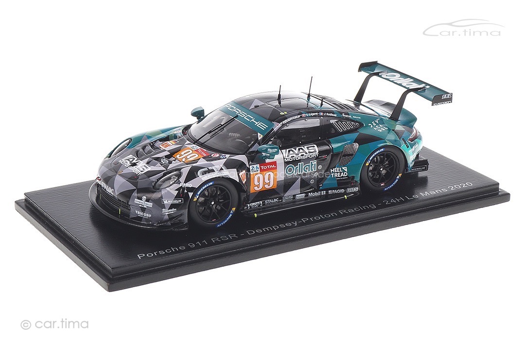 Porsche 911 RSR 24h Le Mans 2020 Andlauer/Inthraphuvasak/Légeret Spark 1:43 S7996 Porsche 911 RSR 24h Le Mans 2020 Andlauer/Inthraphuvasak/Légeret Spark 1:43 S7996