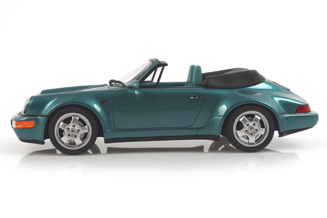 Porsche 911 (964) Cabriolet Turbo Look Wimbledon grün met. GT Spirit 1:18 GT294 Porsche 911 (964) Cabriolet Turbo Look Wimbledon grün met. GT Spirit 1:18 GT294