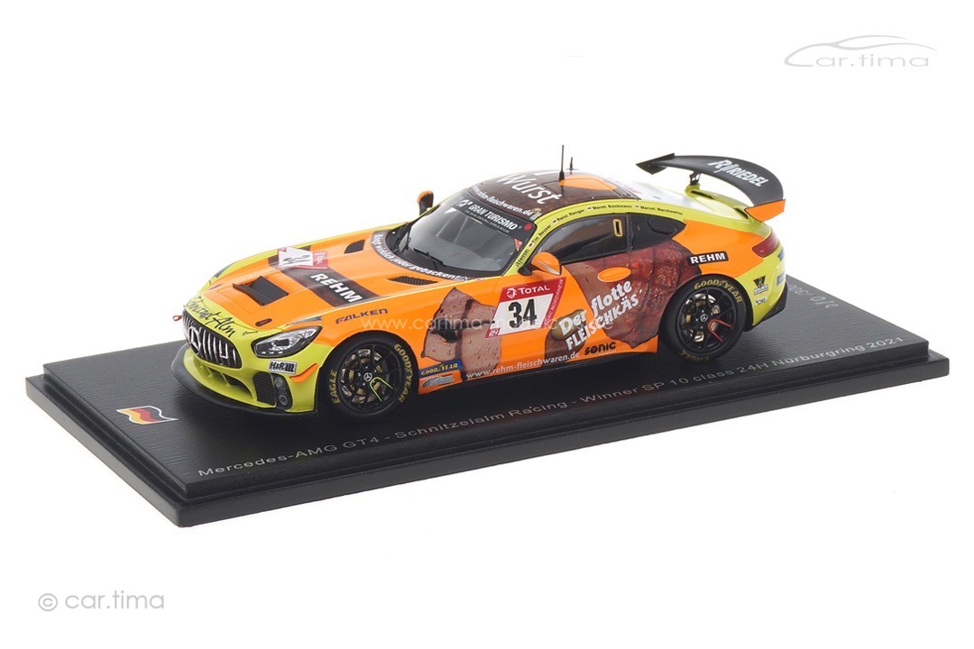 Mercedes-AMG GT4 Class winner 24h Nürburgring 2021 Böckmann/Marchewicz Spark 1:43 SG766