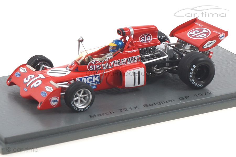 March 721X GP Belgien 1972 Ronnie Peterson Spark 1:43 S7164 March 721X GP Belgien 1972 Ronnie Peterson Spark 1:43 S7164