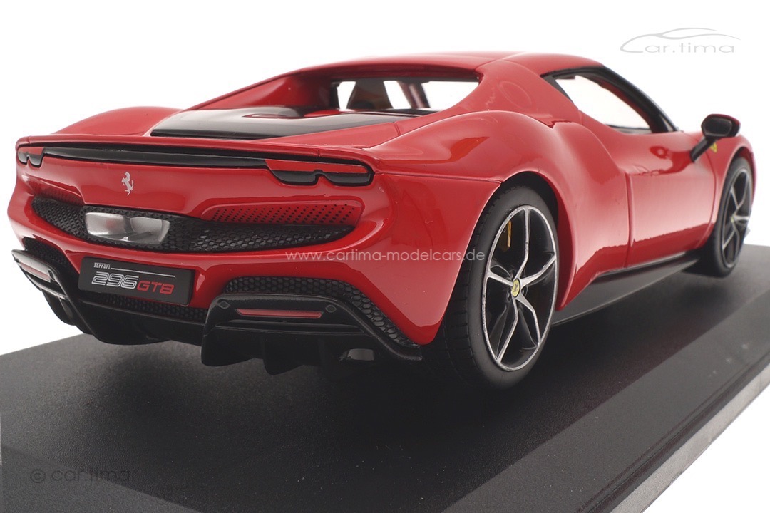 Ferrari 296 GTB Hybrid 830HP V6 2022 rot Bburago 1:18 18-16018 Ferrari 296 GTB Hybrid 830HP V6 2022 rot Bburago 1:18 18-16018