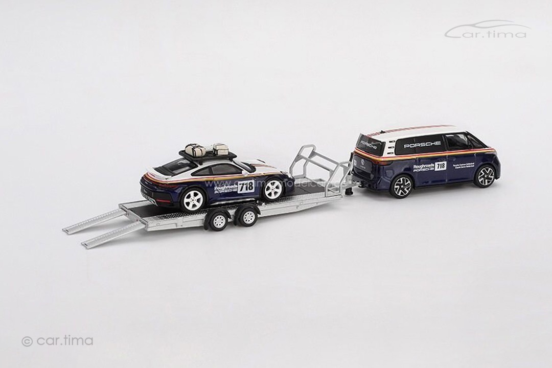 Set Porsche 911 (992) Dakar/ID Buzz Porsche Gelderland MINI GT 1:64 MGTS0019