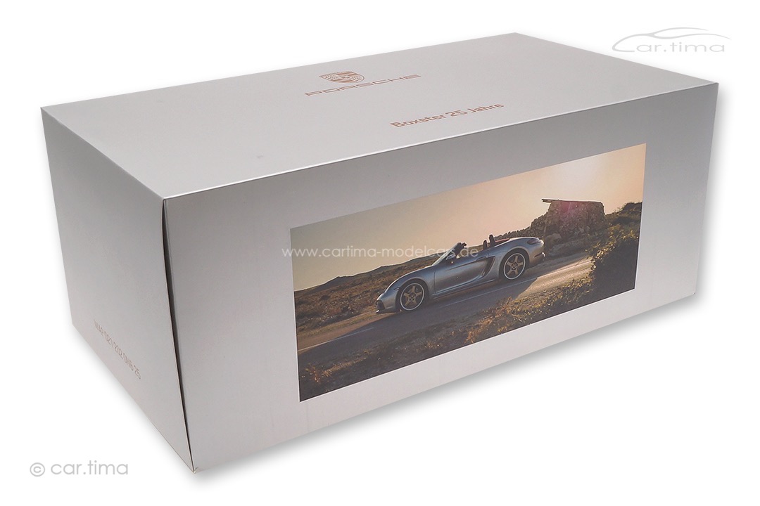 Porsche Boxster 982 25 Jahre Sondermodell GT-Silber Spark 1:18 WAP0212020NB25