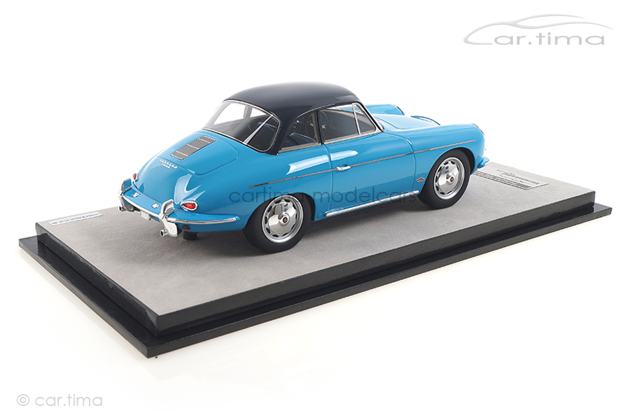 Porsche 356 Karmann Hardtop Blau Tecnomodel 1:18 TM18-143C Porsche 356 Karmann Hardtop Blau Tecnomodel 1:18 TM18-143C