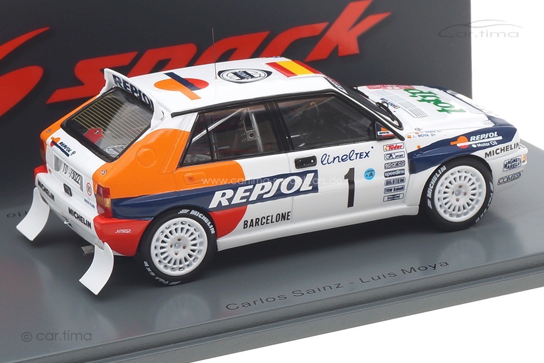 Lancia Delta HF Integrale EVO Rally Monte Carlo 1993 Sainz/Moya Spark 1:43 S9024 Lancia Delta HF Integrale EVO Rally Monte Carlo 1993 Sainz/Moya Spark 1:43 S9024