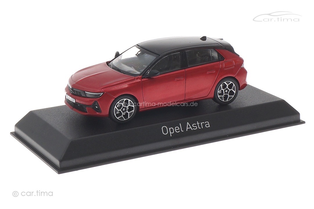 Opel Astra 2022 rot met. Norev 1:43 360062