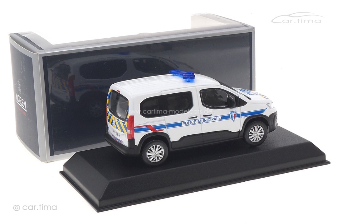 Peugeot Rifter 2019 Police Municipale weiß/blau/gelb Norev 1:43 479068 Peugeot Rifter 2019 Police Municipale weiß/blau/gelb Norev 1:43 479068