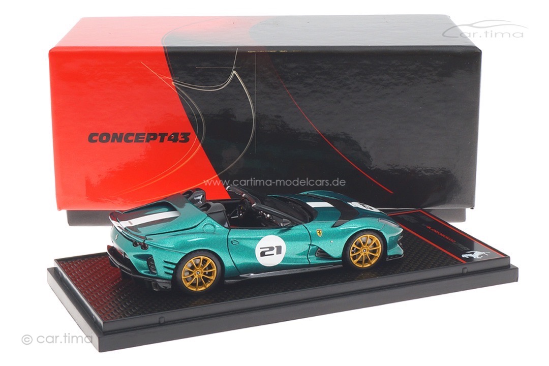 Ferrari 812 Competizione A Green Jewel BBR 1:43 BBRC263P Ferrari 812 Competizione A Green Jewel BBR 1:43 BBRC263P
