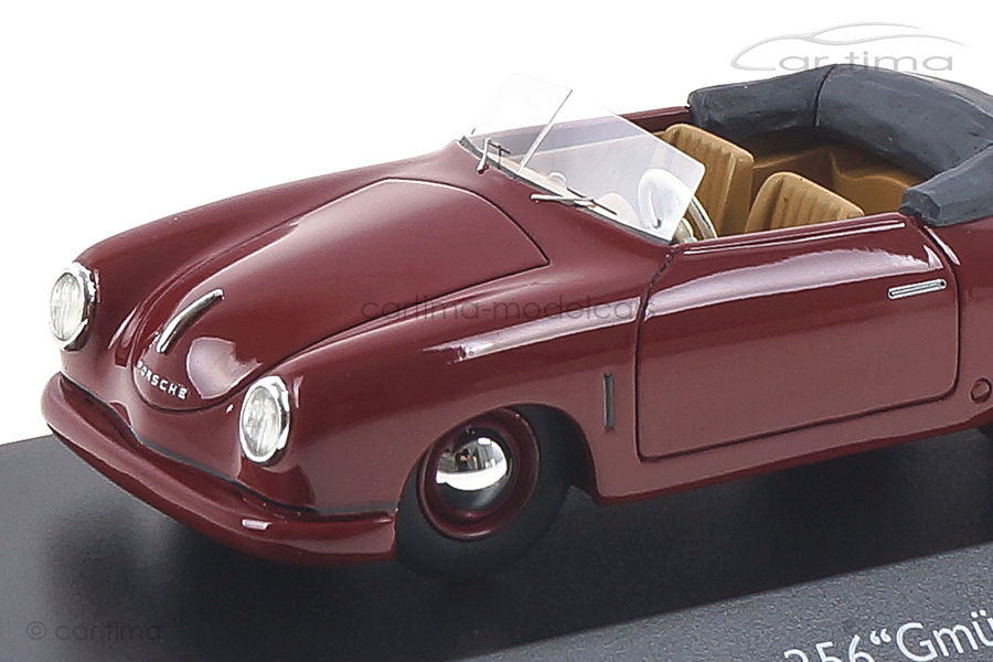 Porsche 356 Gmünd Cabriolet rot Schuco 1:43 450879600 Porsche 356 Gmünd Cabriolet rot Schuco 1:43 450879600