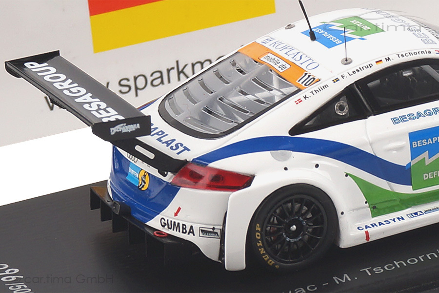 Audi TT RS 24h Nürburgring 2014 Kovac/Lestrup/Thiim Spark 1:43 SG142 Audi TT RS 24h Nürburgring 2014 Kovac/Lestrup/Thiim Spark 1:43 SG142