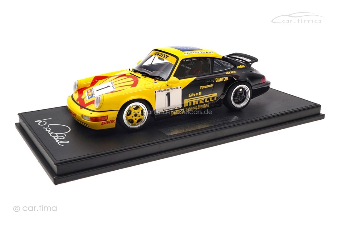 Porsche 911 (964) Supercup Monaco 1993 Originalsignatur Walter Röhrl car.tima 1:18 Porsche 911 (964) Supercup Monaco 1993 Originalsignatur Walter Röhrl car.tima 1:18