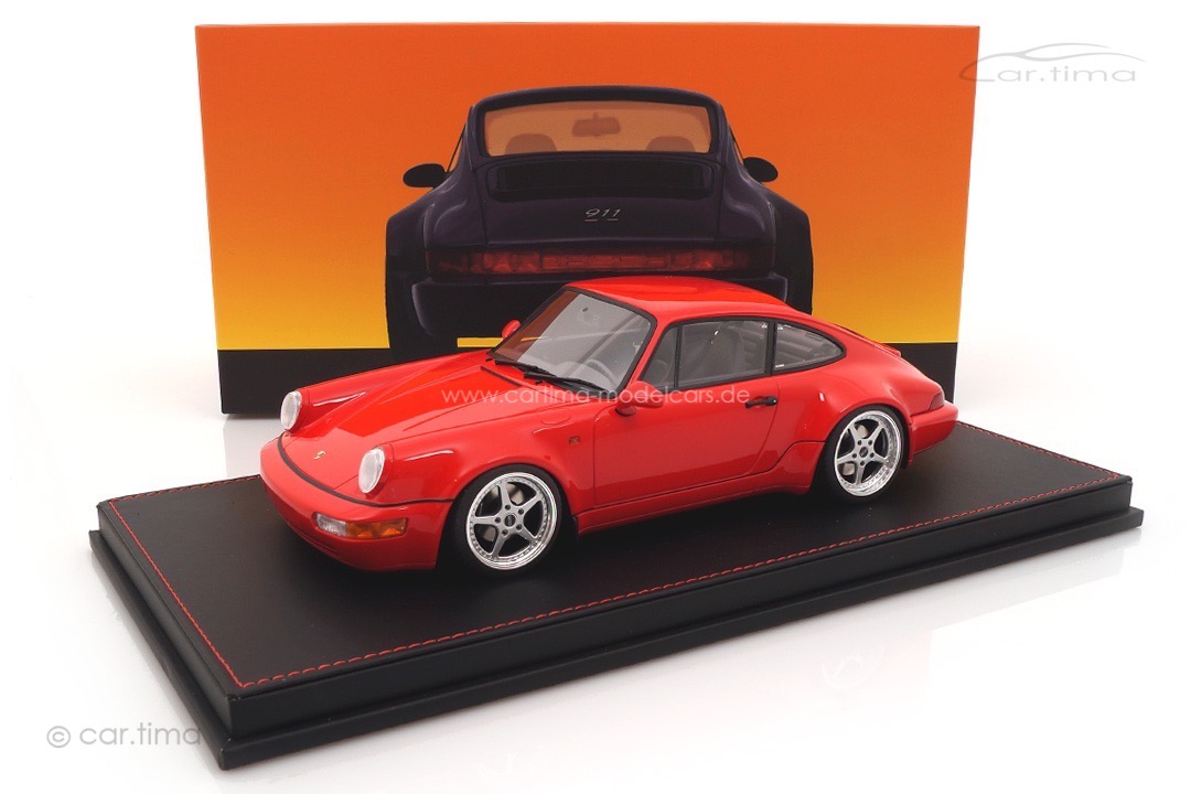 Porsche 911 (964) Carrera 30 Jahre Jubi Guards red OZ Mito alloy-rims car.tima CUSTOMIZED 1:18