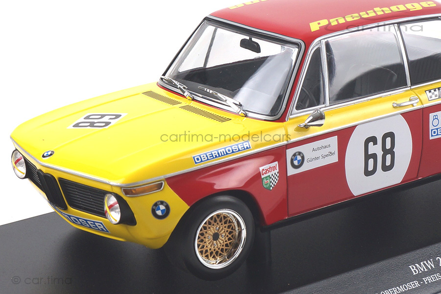 BMW 2002 Preis der Nationen Hockenheim 1970 Jörg Obermoser Minichamps 1:18 155702668 BMW 2002 Preis der Nationen Hockenheim 1970 Jörg Obermoser Minichamps 1:18 155702668