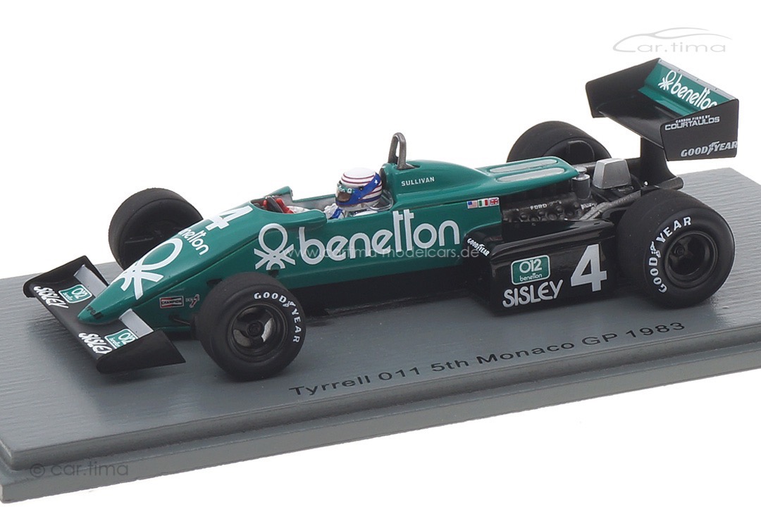 Tyrrell 011 GP Monaco 1983 Danny Sullivan Spark 1:43 S7285