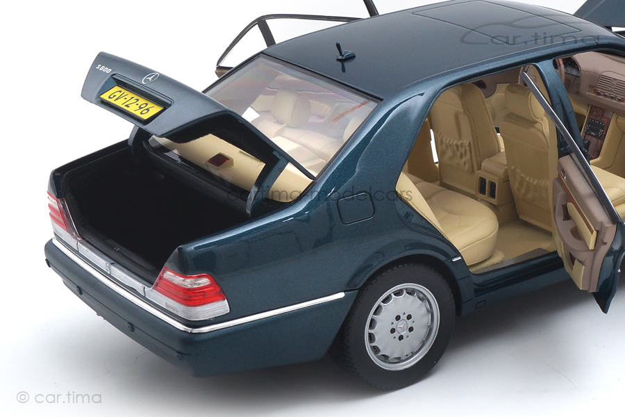 Mercedes-Benz S600 1997 grün met. Norev 1:18 183593 Mercedes-Benz S600 1997 grün met. Norev 1:18 183593