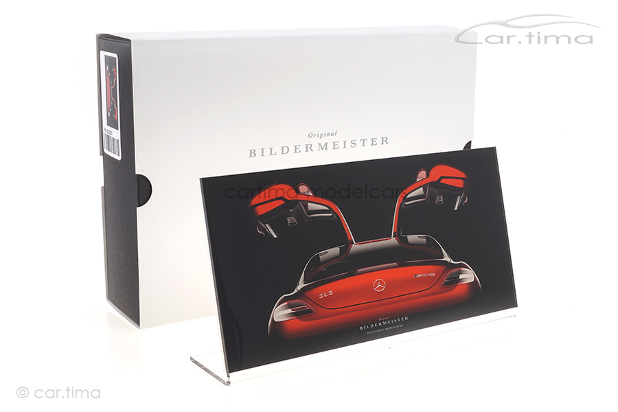 Bildermeister MINIpic Mercedes-Benz SLS AMG 2010 Acrylglas-Aufsteller 10 cm x 20 cm RR21003225