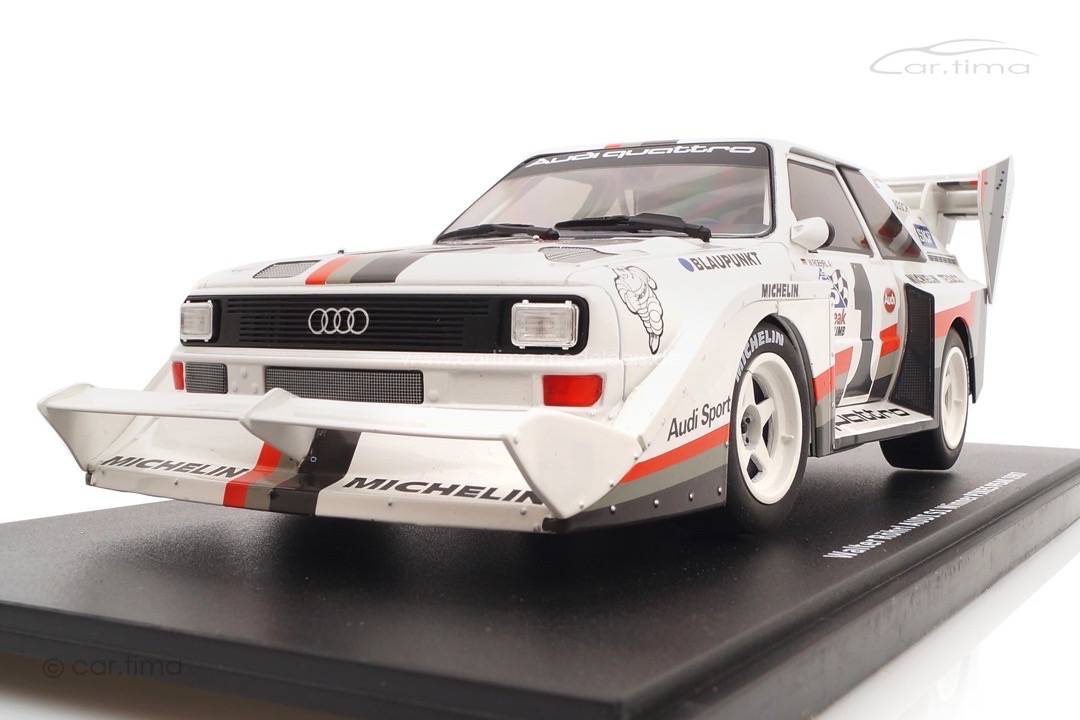 Audi Sport quattro S1 E2 Winner Pikes Peak Hill 1987 Walter Röhrl Werk83 1:18 W1802801