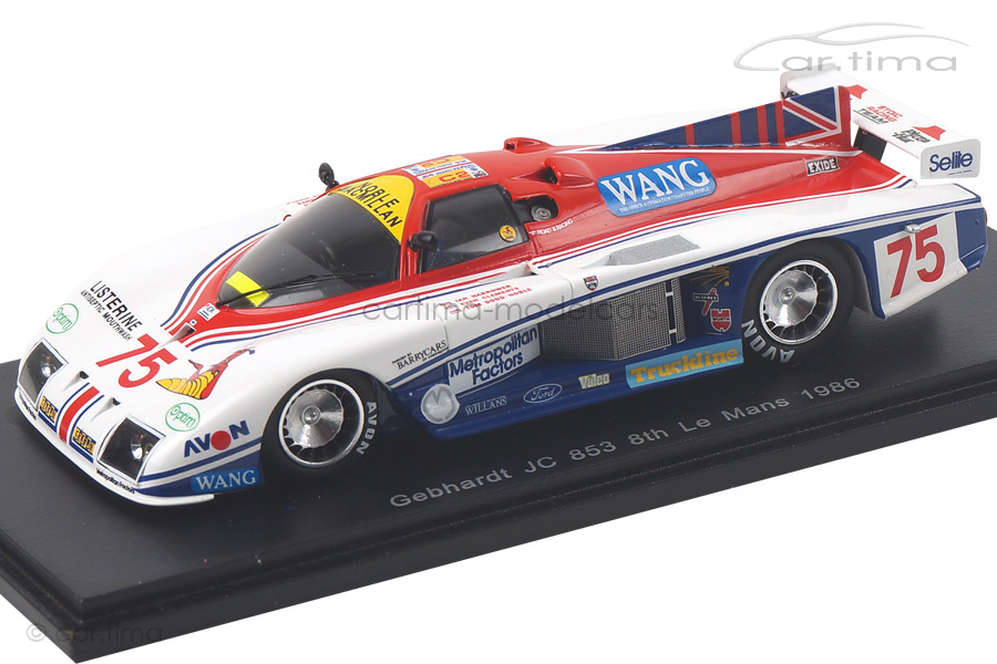 Gebhardt JC 843 24h Le Mans 1986 Harrower/Clements/Dodd Noble Spark 1:43 S4097 Gebhardt JC 843 24h Le Mans 1986 Harrower/Clements/Dodd Noble Spark 1:43 S4097