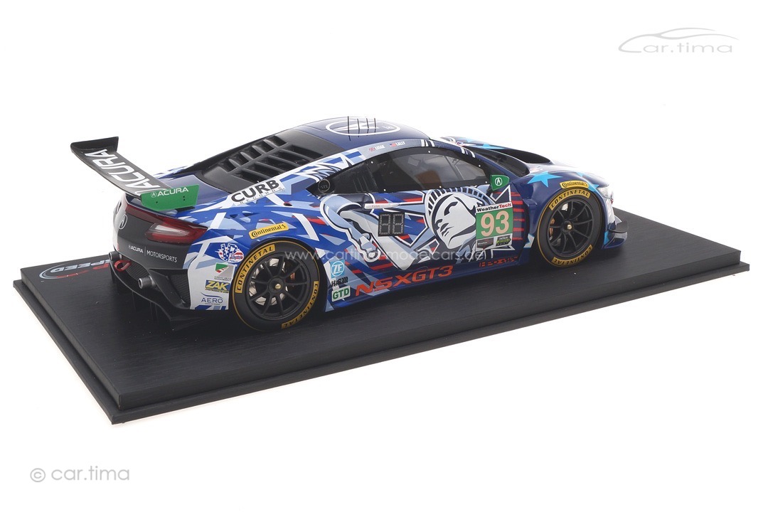 Acura NSX GT3 IMSA Watkins Glen 2017 Statue of Liberty TopSpeed 1:18 TS0271