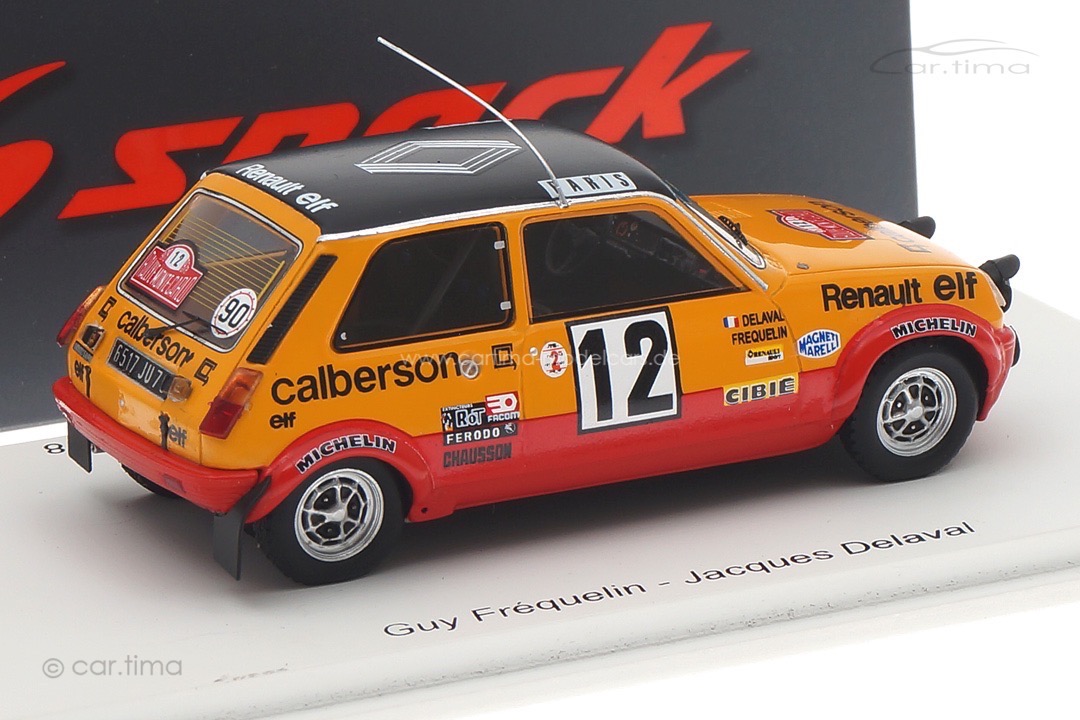 Renault 5 Alpine Gr2 Rallye Monte Carlo 1978 Fréquelin/Delaval Spark 1:43 S6035 Renault 5 Alpine Gr2 Rallye Monte Carlo 1978 Fréquelin/Delaval Spark 1:43 S6035