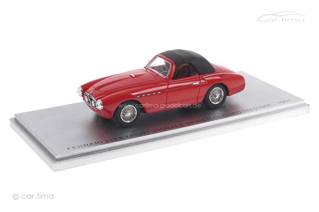 Ferrari 212 Export Vignale Spider 1951 rot Kess 1:43 KE43056050 Ferrari 212 Export Vignale Spider 1951 rot Kess 1:43 KE43056050