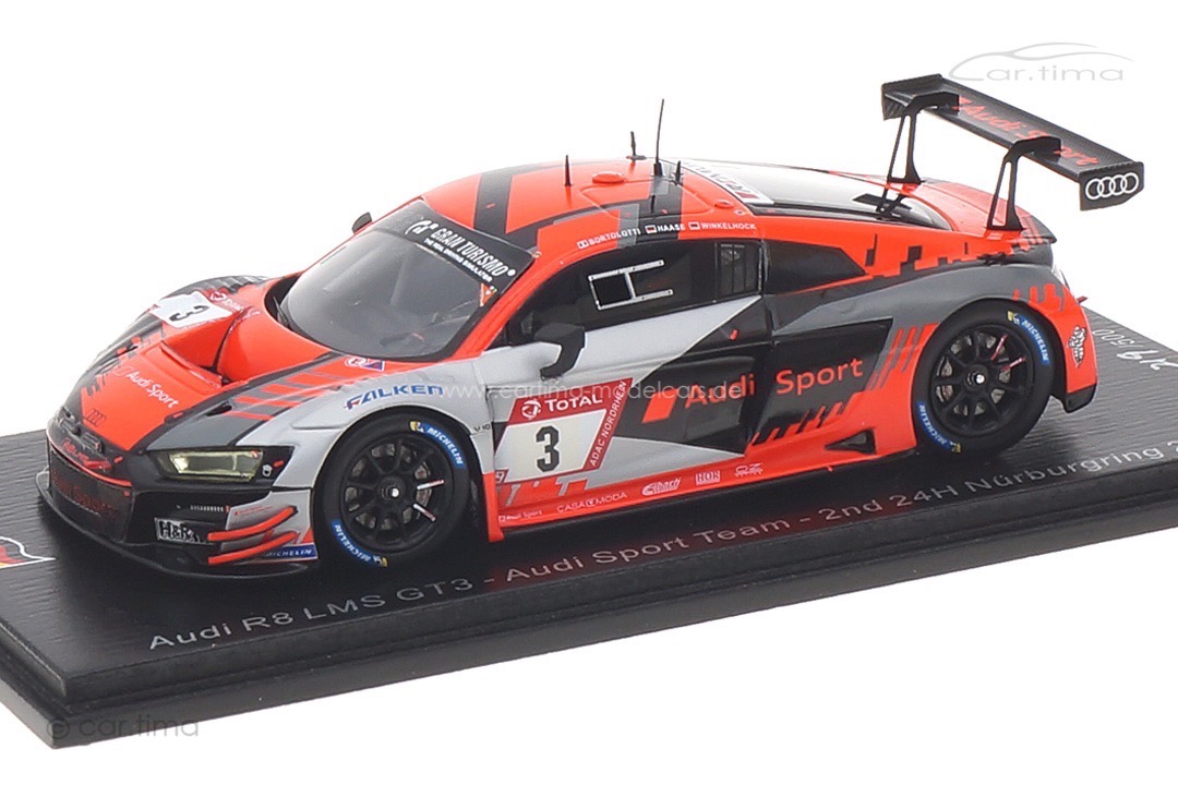 Audi R8 LMS GT3 24h Nürburgring 2020 Bortolotti/Haase/Winkelhock Spark 1:43 SG681