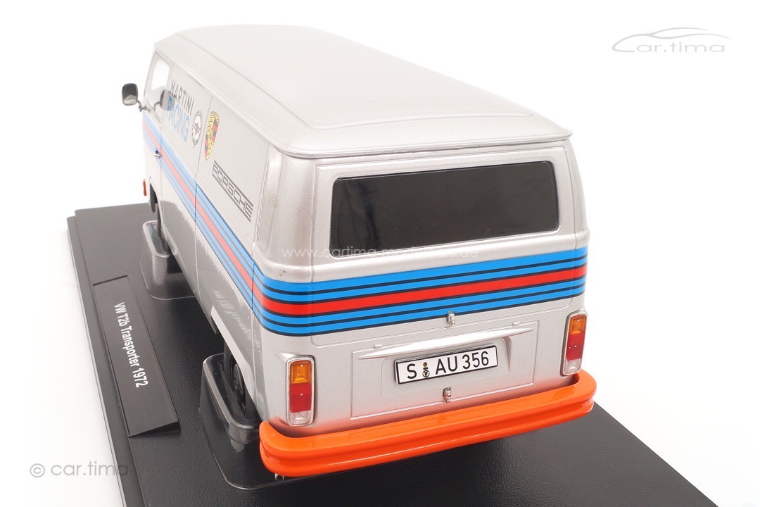 VW T2b Porsche Renndienst Martini Racing silber KK Scale 1:18 KKDC181416