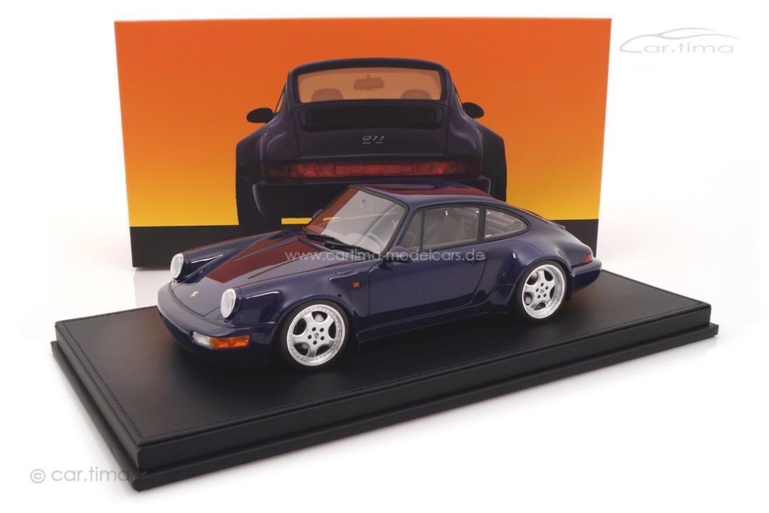 Porsche 911 (964) Carrera 30 Jahre Jubi Viola met. Speedline alloy-rims car.tima CUSTOMIZED 1:18