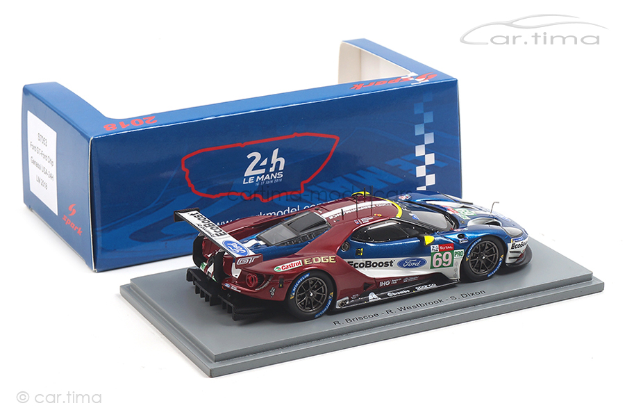 Ford GT 24h Le Mans 2018 Briscoe/Dixon/Westbrook Spark 1:43 S7053 Ford GT 24h Le Mans 2018 Briscoe/Dixon/Westbrook Spark 1:43 S7053