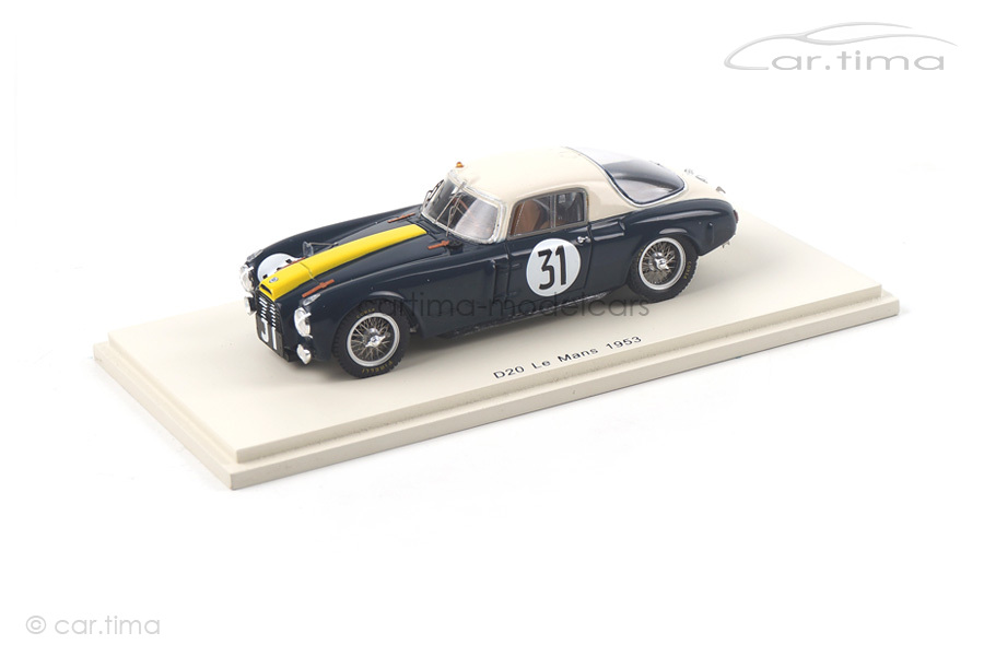 Lancia D20 24h Le Mans 1953 Chiron/Manzon Spark 1:43 S4722 Lancia D20 24h Le Mans 1953 Chiron/Manzon Spark 1:43 S4722