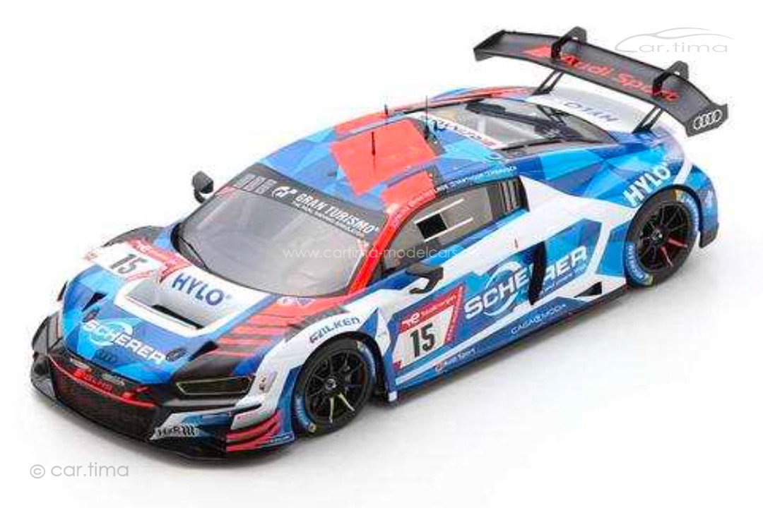 Audi R8 LMS GT3 Winner 24h Nürburgring 2022 Frijns/van der Linde/Vanthoor/Vervisch Spark 1:18