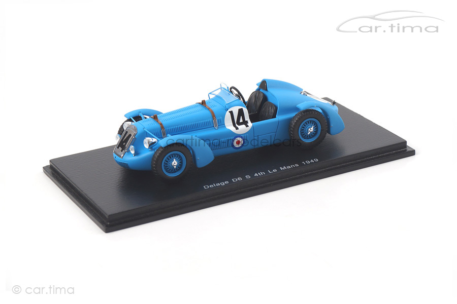 Delage D6 S 24h Le Mans 1949 Gerard/Godia Fales Spark 1:43 S2729 Delage D6 S 24h Le Mans 1949 Gerard/Godia Fales Spark 1:43 S2729