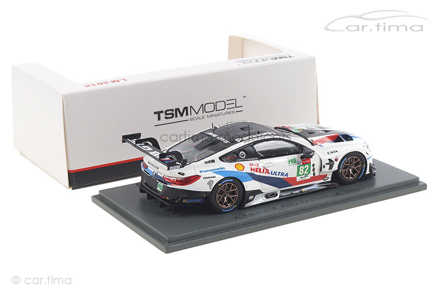 BMW M8 GTE 24h Le Mans 2018 da Costa/Farfus/Sims TSM 1:43 TSM430488 BMW M8 GTE 24h Le Mans 2018 da Costa/Farfus/Sims TSM 1:43 TSM430488