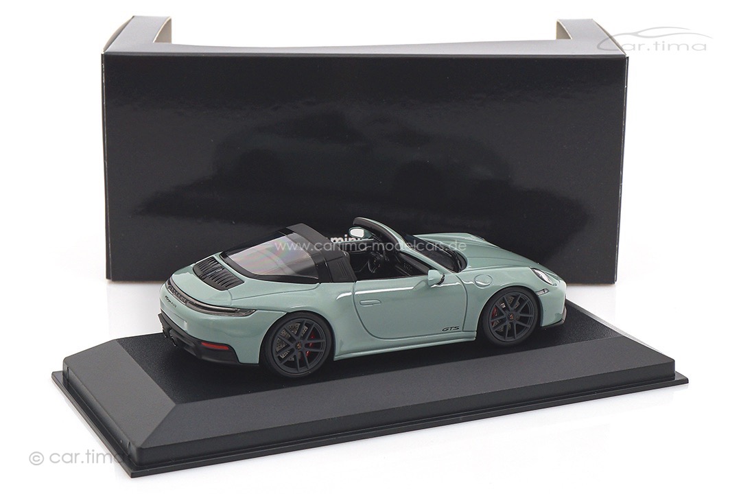 Porsche 911 (992.2) Targa 4 GTS Shadegreenmet. Minichamps 1:43 410064140
