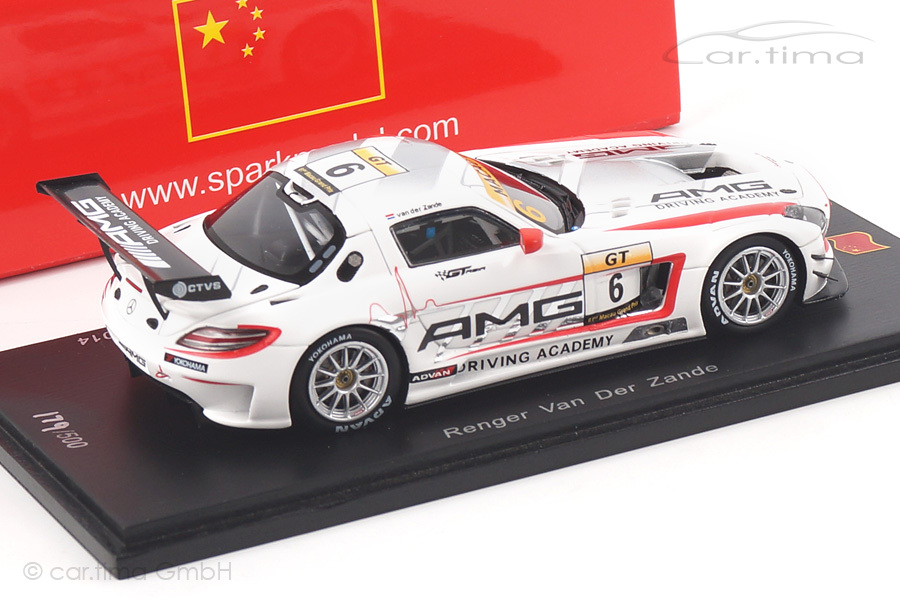 Mercedes-Benz SLS AMG GT3 Macau 2014 Renger van der Zande Spark 1:43 SA069 Mercedes-Benz SLS AMG GT3 Macau 2014 Renger van der Zande Spark 1:43 SA069